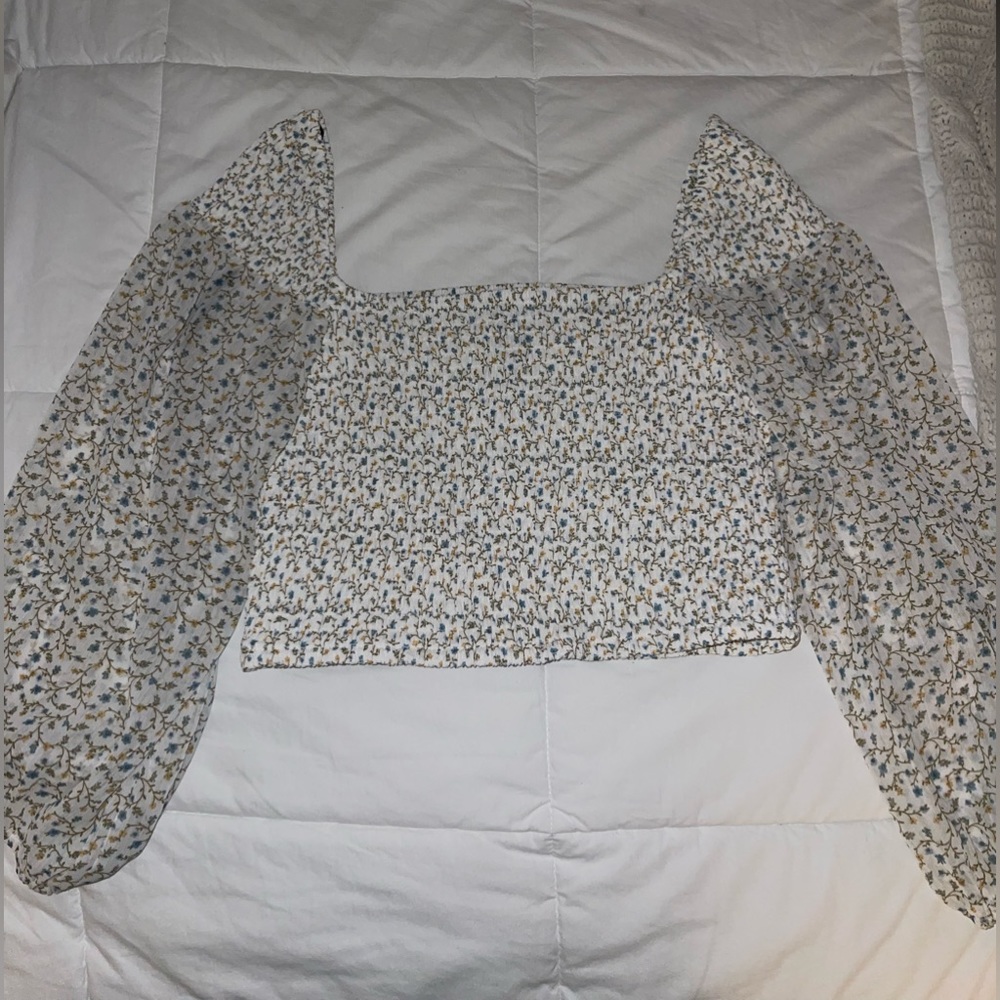 Square neck crop top